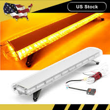Ad Ebay 38 Inch 72 Led Amber Emergency Warning Tow Truck Strobe Light Bar Response Flash Strobe Lights Led Strobe Bar Lighting