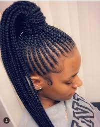 40 Popular Short Feed In Braids For Black Women Shortfeed Blackwomen Hairstyleforwoman Braided Hairstyles African Hair Braiding Styles Cornrow Hairstyles