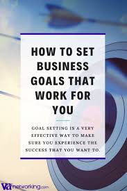 How To Set Business Goals That Work For You In 2020 Business Goals Work On Yourself Business