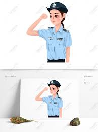 Anda boleh semak jenis saman yang tidak layak dan lokasi tawaran. Saluting Bunga Polis Wanita Comel Pada Hari Polis Kartun Dunia Gambar Unduh Gratis Imej 733592122 Format Psd My Lovepik Com