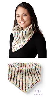 Briohe Bandana Cowl Free Knitting Patterns Knitting Pattern