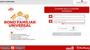 Link para consultar si recibirás el bono. Segundo Bono Familiar Universal Link Donde Consultar Pagos Y Novedades Hoy 18 De Octubre As Peru