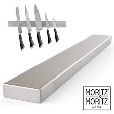 Moritz Amp Moritz Barre A Couteaux Magnetique Rail Universel Acier Inoxydable 40 Cm Ranger Les Couteaux Usten Porte Couteau Ustensile Ustensile Cuisine
