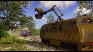 Ah, who needs you, Splodge? Wait for me! Im after that engine! That makes  two of us! - Thomas and the Magic Railroad quote