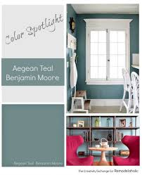 Aegean Teal By Benjamin Moore Is One Of The Best Rich Teal Paint Colors Out There Balanc Teal Paint Colors Wallpaper Living Room Accent Wall Teal Accent Walls