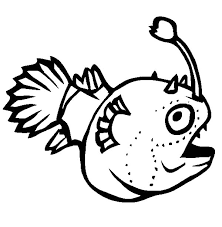 These alphabet coloring sheets will help little ones identify uppercase and lowercase versions of each letter. Funny Monster Fish Coloring Pages Color Luna