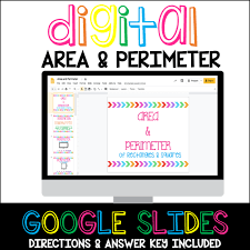 Perimeter Area Interactive Google Slides Distance Learning Homework Activities Interactive Activities Interactive
