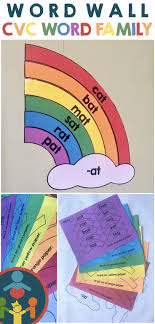 28 Cvc Word Families 2 Bonus Word Families This Cvc Word Wall Is A Great Way For Your Kindergarten Class To Master Cvc Word Families Word Families Cvc Words