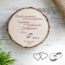 Wir wünschen euch alles liebe zur silberhochzeit und weiterhin eine glückliche gemeinsame zeit. Individuelle Baumscheibe Zur Hochzeit Bleibt Verbunden