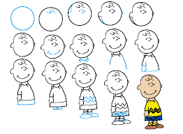 Next, draw two intersecting lines across the head shape, one vertical and one horizontal. 7 Peanuts Ideen Disney Zeichnungen Zeichnungen Ideen Furs Zeichnen