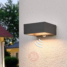 Solar Powered Led Outdoor Wall Light Mahra Sensor Outdoor Wall Lighting Wall Lights Sensor Lights Outdoor