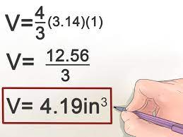 What is volume of sphere. How To Calculate The Volume Of A Sphere 5 Steps With Pictures