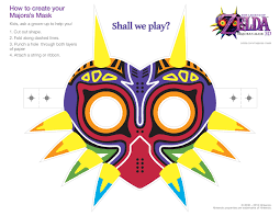 Draw coloring pages online for kids and adults of the legend of zelda. Print Paper Masks The Legend Of Zelda Majora S Mask 3d Play Nintendo