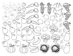 There are tons of great resources for free printable color pages online. Fruits And Vegetables Coloring Pages For Kids Printable Coloring Home