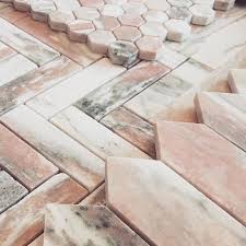 P R E T T Y Pretty Pink Pickets Hex And Herringbone In Our Oslo Rose Norwegian Pink Marble All Ready Come And Play With Tomorrow From 9 30am At 256 High St P