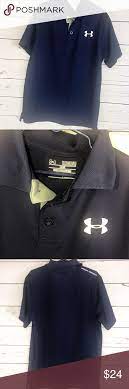 Under Armour Blue Collared Shirt Youth Medium Under Armour Under Armour Shirts Shirts