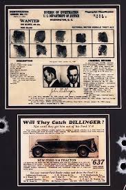 On july 22, 1934, notorious gangster john dillinger, dubbed america's first public enemy number one by u.s. John Dillinger Public Enemy Number One 27x33 Custom Framed Display With Replica Newspaper Clippings Pristine Auction