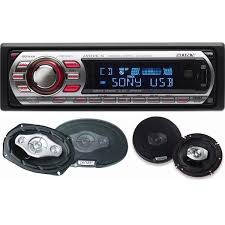 Sony Car Audio Cdx Gt610u Cd Mp3 Car Stereo With 6x9 And 17cm Speakers Cdx Gt610u Csp5191 Csp5165 From Sony Car Audio
