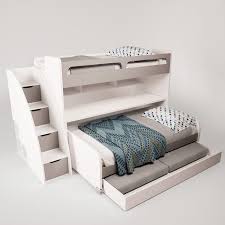 Gautreau Twin Futon Bunk Bed With Table And Trundle Futon Bunk Bed Bunk Beds With Stairs Bunk Beds