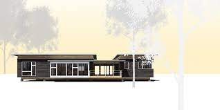 10 modern one story house design ideas diser the cur. Modern Prefab Cabin The Passive Solar Dogtrot Mod House
