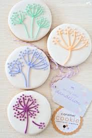 Caramel Cookie Sugar Cookies Decorated Cookie Decorating Flower Cookies