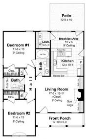 Not every small house plan is created alike. House Plan 348 00002 Traditional Plan 1 000 Square Feet 2 Bedrooms 2 Bathrooms In 2021 Small House Floor Plans New House Plans House Floor Plans