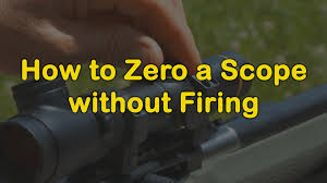 The most preferred length is 100 yards. How To Zero A Scope Without Firing 4 Reason You Should Know