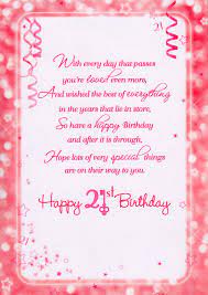 How to choose granddaughter birthday. Happy 21st Birthday Wishes Messages And Cards 9 Happy Birthday