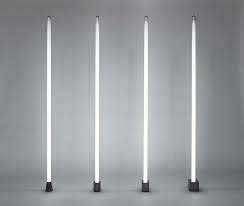 Castor Design Illuminates Induction Tube Light With Magnets Tube Light Neon Tube Lights Lamp Design