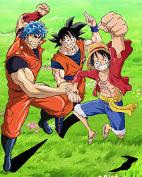 The adventures of a powerful warrior named goku and his allies who defend earth from threats. Dream 9 Toriko One Piece Dragon Ball Z Super Collaboration Special Dragon Ball Wiki Fandom