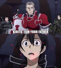 Sword Art Online Xd Sorry I Love The Starwars Reference Sword Art Online Funny Sword Art Online Meme Sword Art Online Kirito