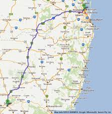 Dubbo (new south wales) , australia on map. Road Maps Brisbane To Melbourne Road Map 1