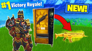 Season 8 week 8 challenge has players needing to visit vending machines. New Legendary Vending Machine Gameplay In Fortnite Battle Royale Youtube