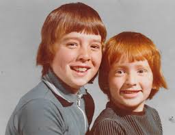 School photos! With the matching shirts I think that was 1977 which was  Neal's last year.