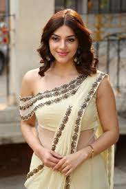 The actress looks fabulous and gives us amazing outfit goals to style our outfits uniquely and also look perfect in ethnic wear. Actress Mehreen Pirzada In Pure Georgette Thread Sequnce Work Saree