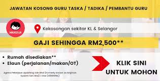 Penolong pegawai pembangunan masyarakat s29. Jawatan Kosong Guru Tiga Jawatan Kosong Guru Di Sini Gaji Hingga Rm2 500 Elaun Makan Di Kl Selangor