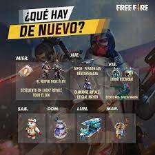 Llega incubadora de armas safari cartón. Free Fire News Llego La Agenda Semanal Facebook