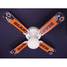 Fans with new features and style avail blades in varying length. Ceiling Fan Designers 52set Nfl Chi Nfl Chicago Bears Football 52 In Ceiling Fan Blades Only Walmart Canada
