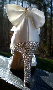 Handmade Lace Covered Swarovski Crystal Wedding Shoes Sparkly Weddings Theme Sparkle Wedding Ideas I Sparkly Wedding Shoes Wedding Shoes Diy Wedding Shoes