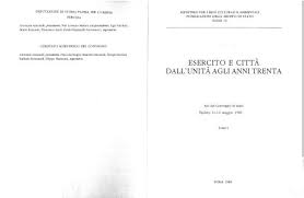 Ciò che è cambiato nelle ultime ore è solo la procedura del concorso straordinario. Esercito E Citta Dall Unita Agli Anni Trenta Tomo I Sistema