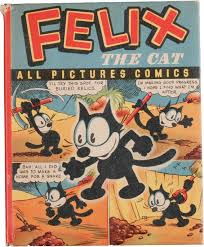 Golden Age 1938 1955 Cartoon Character Big Little Book 1465 Felix The Cat Whitman 1945 Condition Vf Im Felix The Cats Vintage Cartoon Retro Cartoons