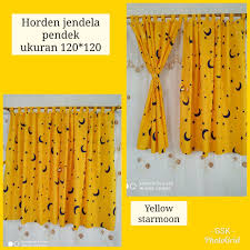 Gorden hotel tempat saya bekerja terlihat mewah. Gorden Jendela Pendek Ukur 120 120 Lazada Indonesia