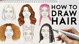 If you are looking for hairstyles to draw you've come to the right place. How To Draw Hairstyles Sketching Coloring Tutorial Youtube