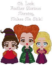Savesave 101 cross stitch patterns for later. Sanderson Sisters Hocus Pocus Glorious Morning Cross Stitch Etsy Halloween Cross Stitch Patterns Disney Cross Stitch Patterns Cross Stitch Tattoo