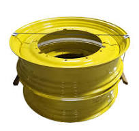 12"W x 50"D, John Deere Yellow 12-Hole Stub Disc
