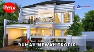 Lorong teras yang berhubungan dengan pintu masuk juga membuat kesan unik tersendiri bagi tamu yang datang ke rumah anda. Jasa Arsitek Desain Rumah Mewah 2 Lantai Tropis Modern Pak Radja Pekayon Jaya Bekasi Youtube
