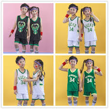 Buy milwaukee bucks basketball jerseys and get the best deals at the lowest prices on ebay! Nba Milwaukee Bucks No 34 Giannis Antetokounmpo Jersey Kids Basketball Clothing Suits Shopee Philippines