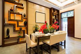 The most popular colors used in this style is gold, red, white and black. 50 Asian Dining Room Ideas Photos
