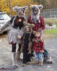 Sometimes it's fun to be scary. The Werewolf Family Costume Coolest Diy Costumes