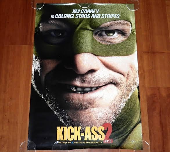 ORIGINAL MOVIE POSTER KICK-ASS 2 2013 UNFOLDED DS TEASER ONE SHEET JIM  CARREY - Boonsart shop